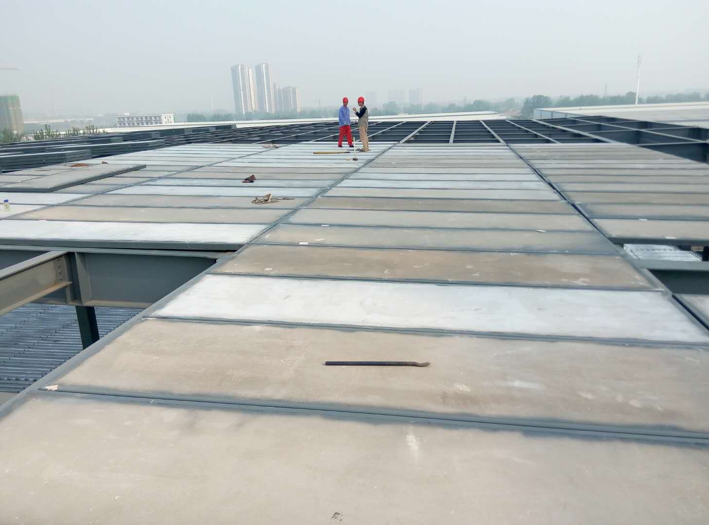 鋼骨架輕型樓層板應用